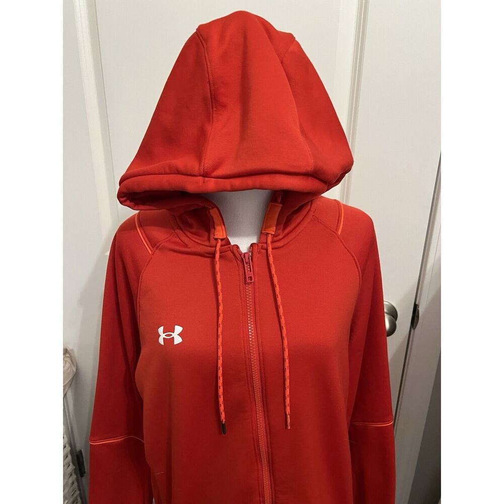 Under Armour Vibrant Red Zip-Up Hoodie